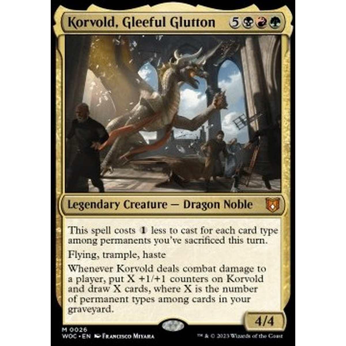 Korvold, Gleeful Glutton - Korvold, Gleeful Glutton - [WOC] [NM]