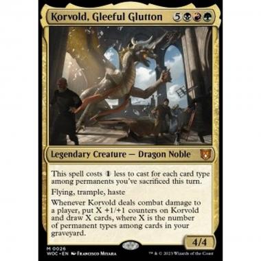 Korvold, Gleeful Glutton - Korvold, Gleeful Glutton - [WOC] [NM]