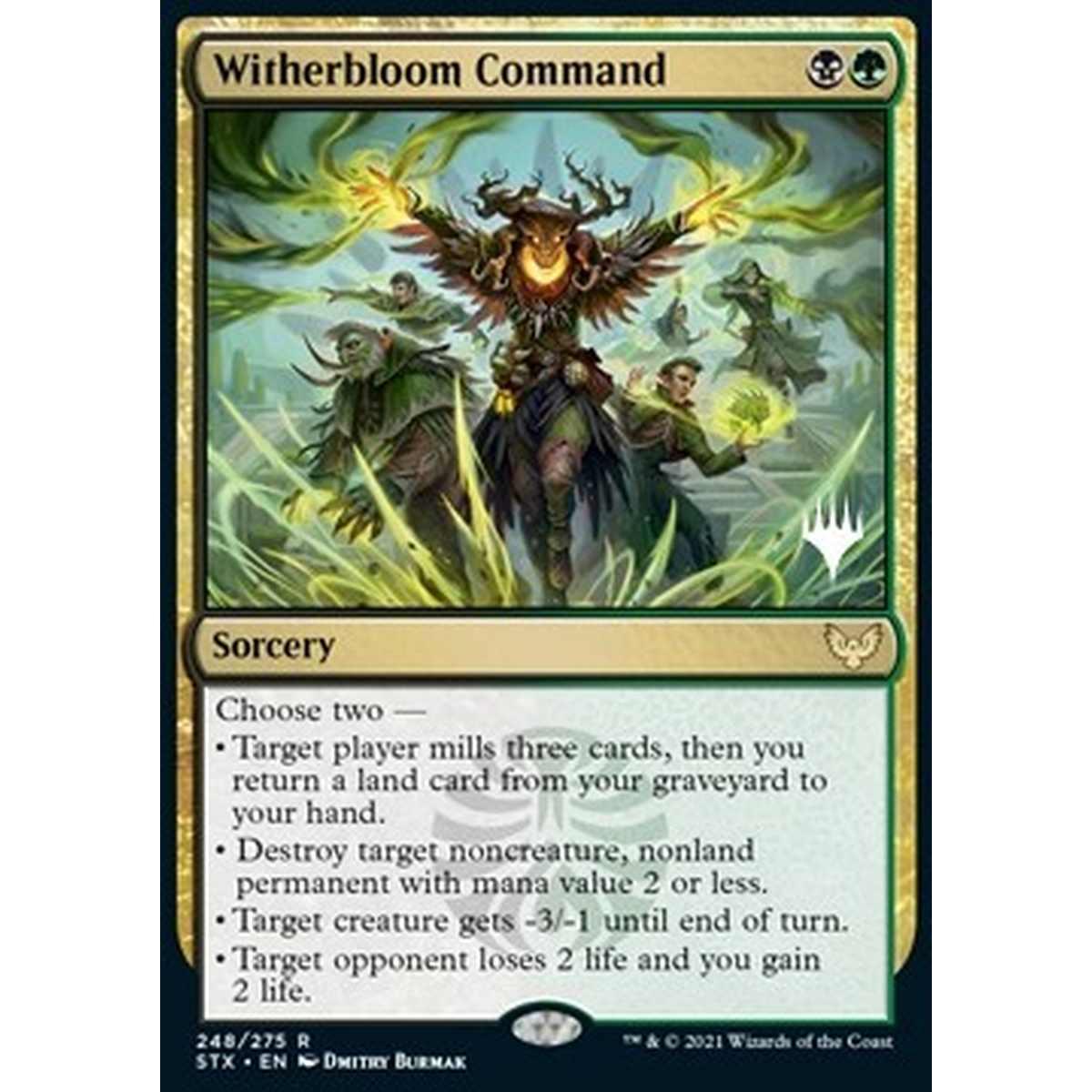 Witherbloom Command (V.2) - Comando di Germoglioscuro (V.2) - [PSTX] [NM] [Foil]