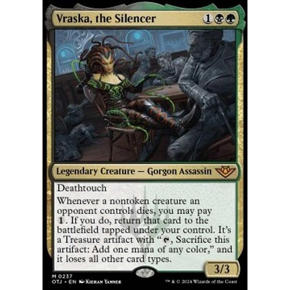 Vraska, the Silencer - Vraska, the Silencer - [OTJ] [NM]