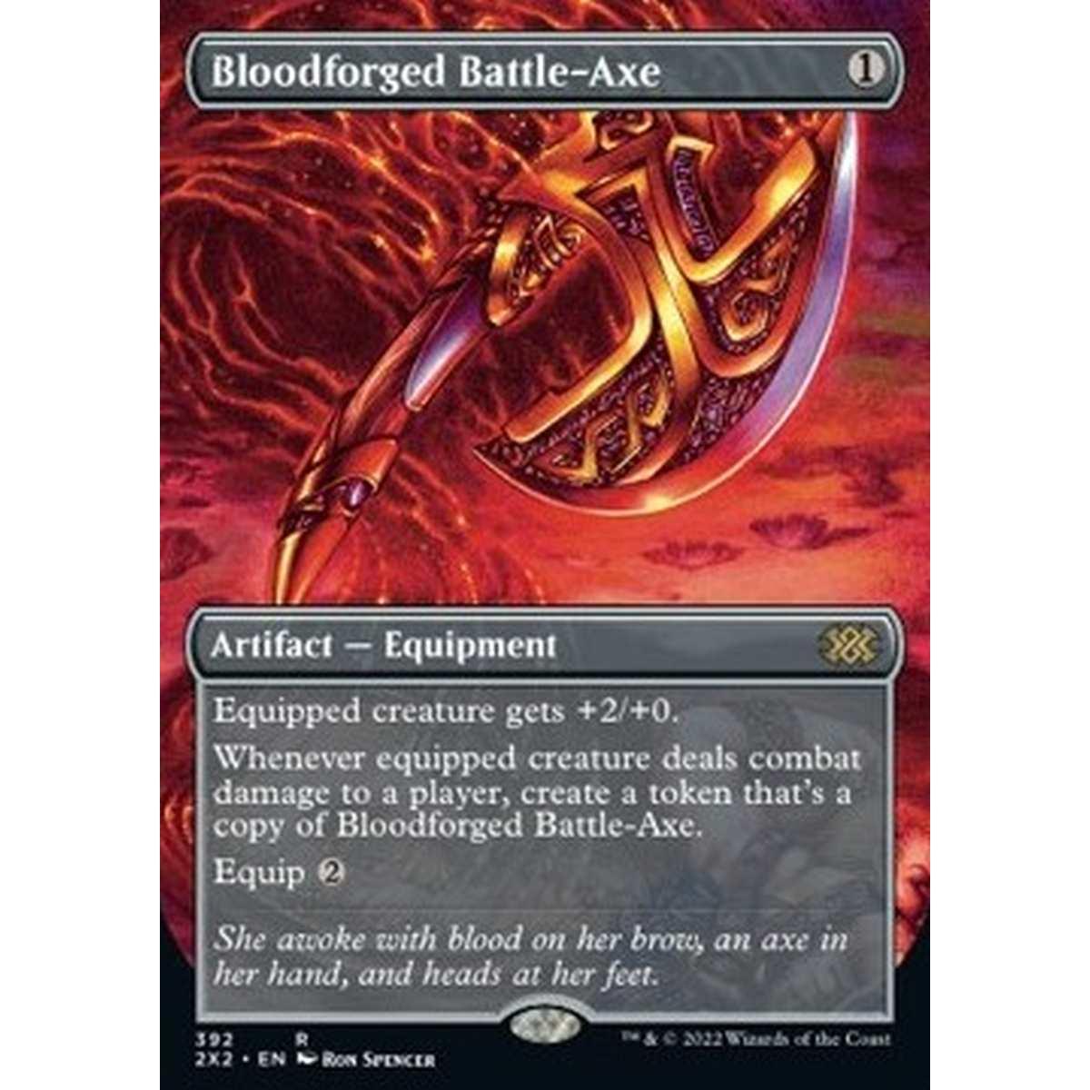 Bloodforged Battle-Axe (V.1) - Bloodforged Battle-Axe (V.1) - [X2X2] [NM]