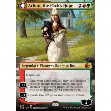 Arlinn, the Pack's Hope // Arlinn, the Moon's Fury (V.1) - Arlinn, the Pack's Hope // Arlinn, the Moon's Fury (V.1) - [XMID] [EX]