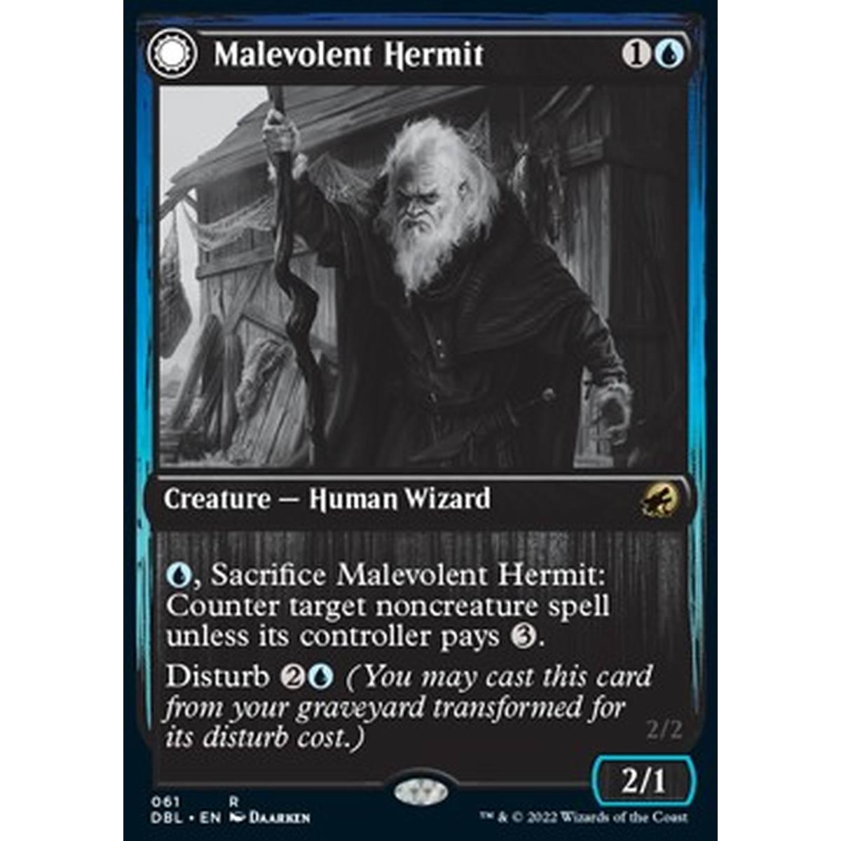Malevolent Hermit // Benevolent Geist - Malevolent Hermit // Benevolent Geist - [DBL] [NM]