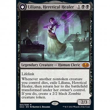 Liliana, Heretical Healer // Liliana, Defiant Necromancer - Liliana, Heretical Healer // Liliana, Defiant Necromancer - [CC2] [NM] [Foil]