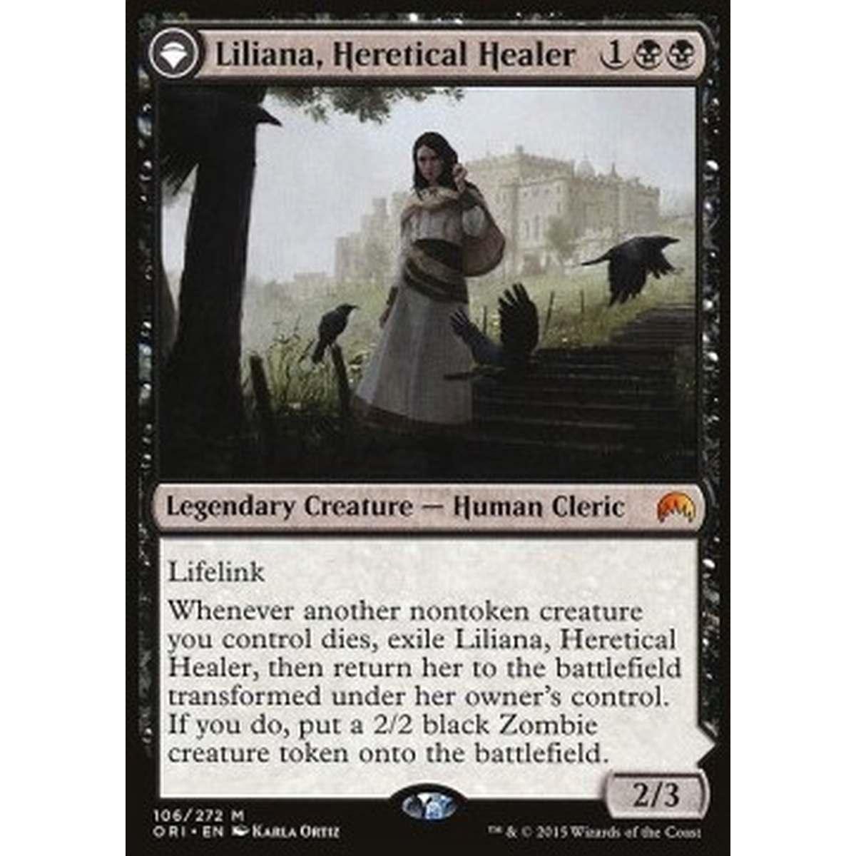Liliana, Heretical Healer // Liliana, Defiant Necromancer - Liliana, Heretical Healer // Liliana, Defiant Necromancer - [ORI] [NM]