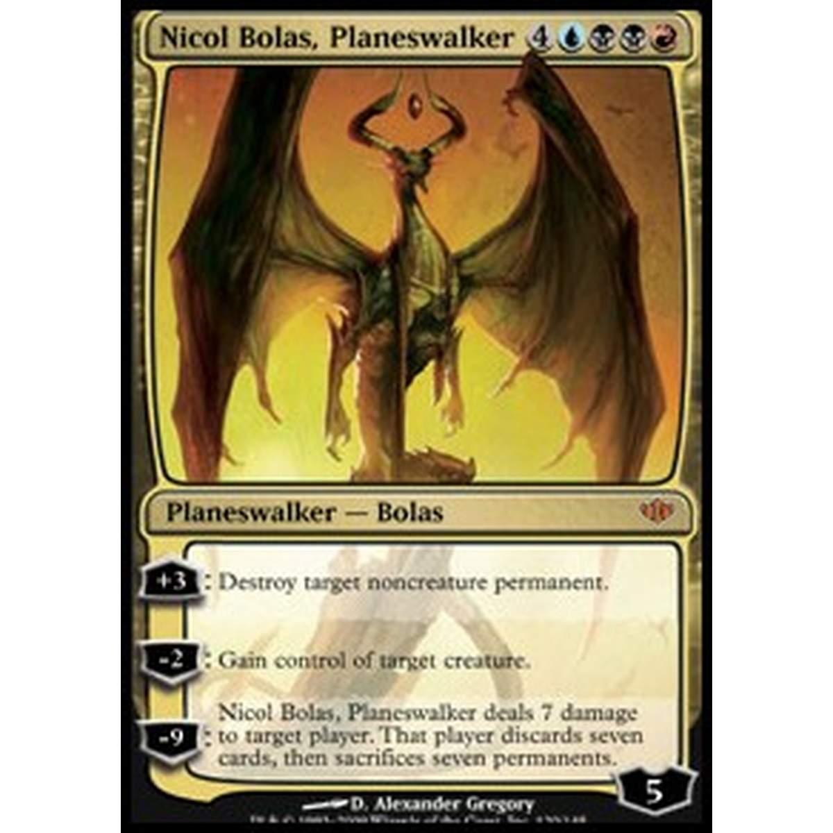 Nicol Bolas, Planeswalker - Nicol Bolas, Planeswalker - [CONF] [EX]