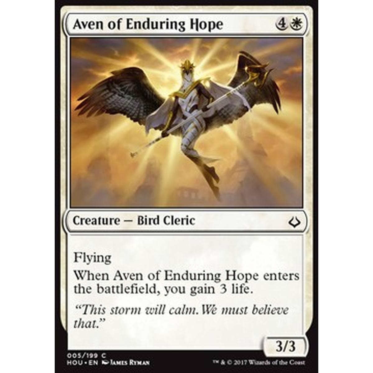 Aven of Enduring Hope - Aviana della Speranza Incrollabile - [HOU] [NM]