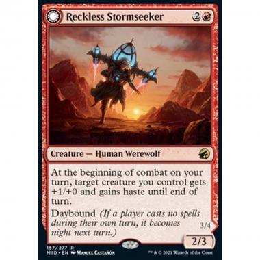 Reckless Stormseeker // Storm-Charged Slasher - Cercatempeste Avventata // Squarciatrice Tempestosa - [MID] [NM]