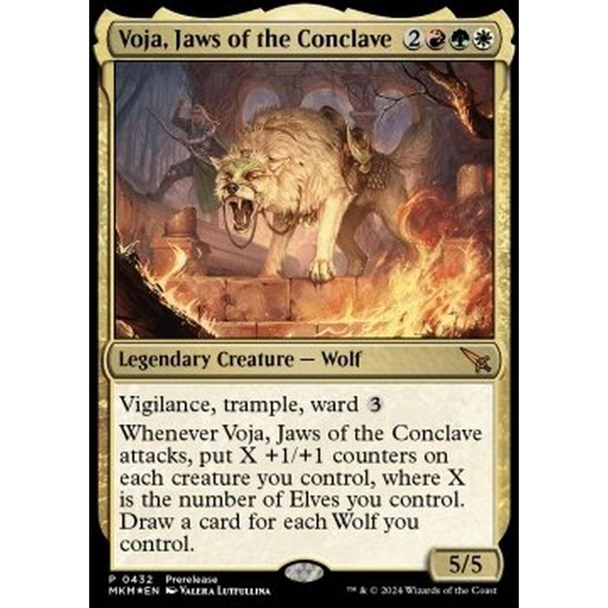 Voja, Jaws of the Conclave - Voja, Jaws of the Conclave - [PMKM] [NM] [Foil]