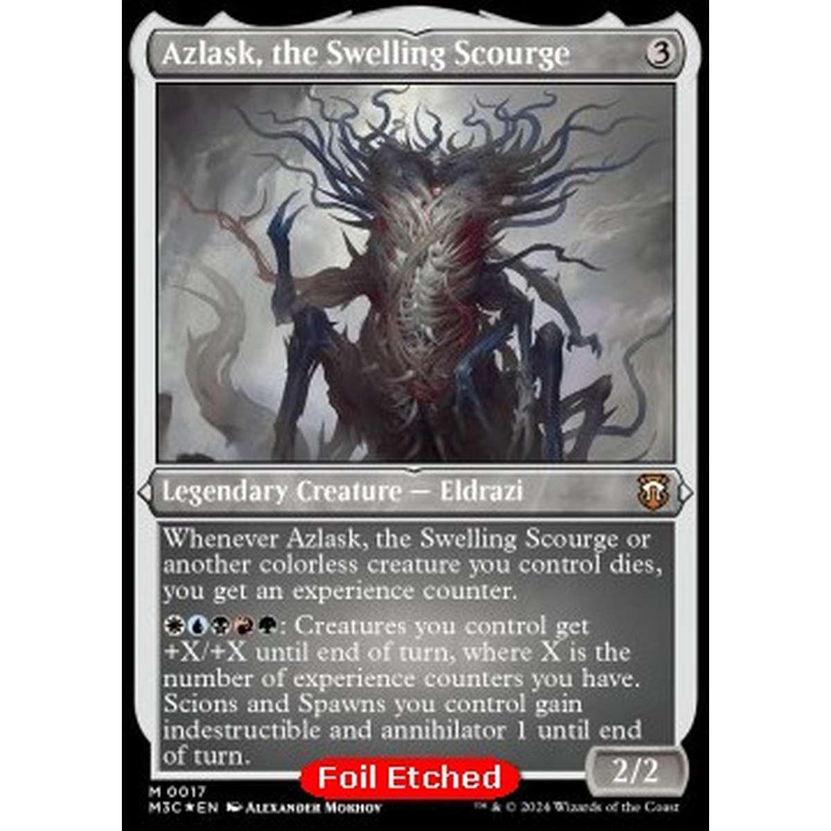 Azlask, the Swelling Scourge (V.2) - Azlask, the Swelling Scourge (V.2) - [XM3C] [NM] [Foil]