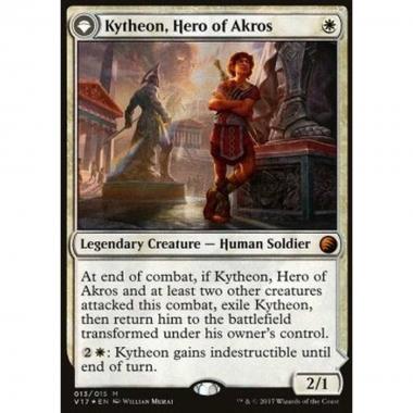 Kytheon, Hero of Akros // Gideon, Battle-Forged - Kytheon, Hero of Akros // Gideon, Battle-Forged - [V17] [EX] [Foil]