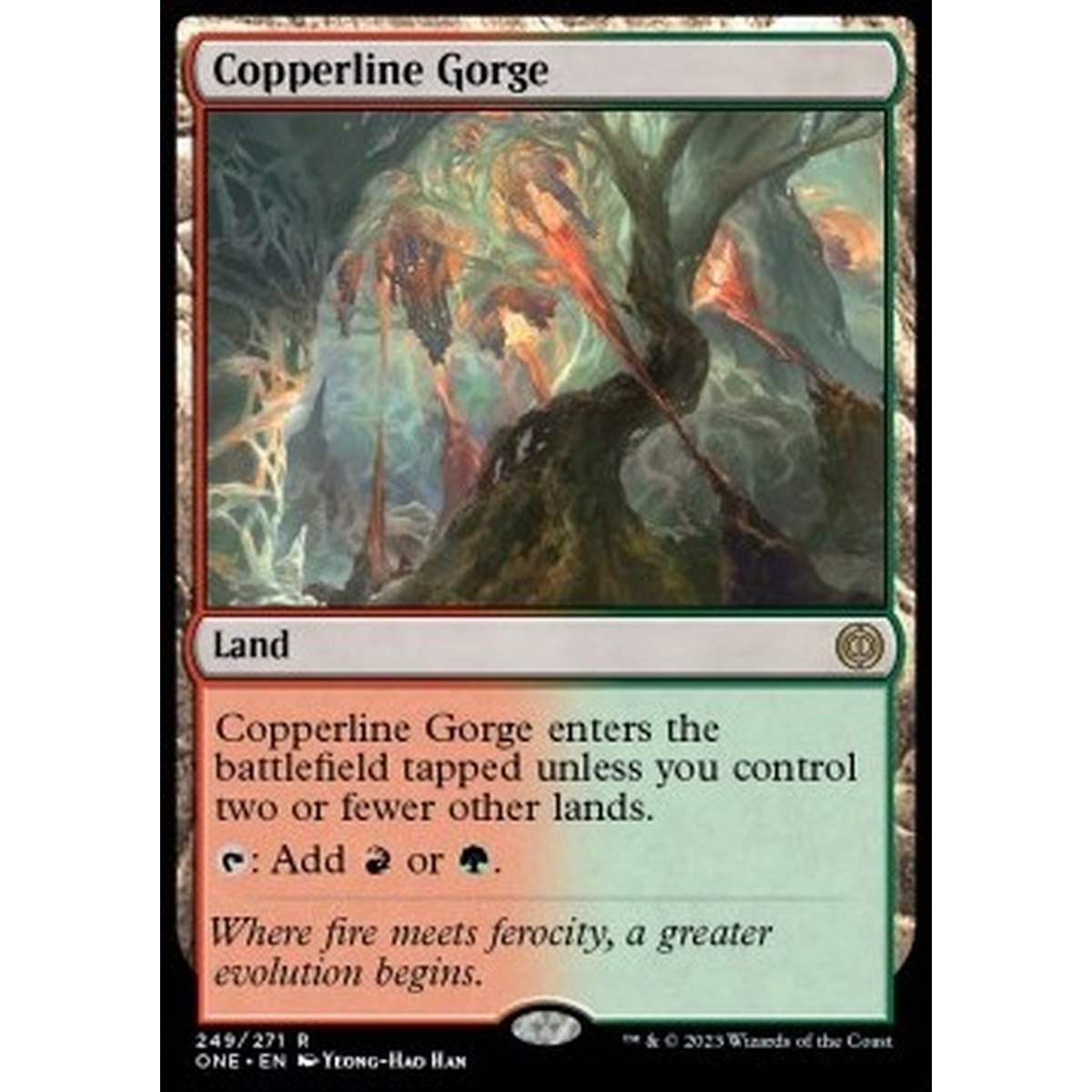 Copperline Gorge - Copperline Gorge - [ONE] [NM] [Foil]