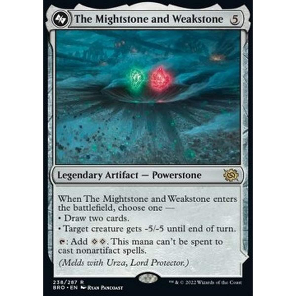 The Mightstone and Weakstone // Urza, Planeswalker - The Mightstone and Weakstone // Urza, Planeswalker - [BRO] [NM] [Foil]