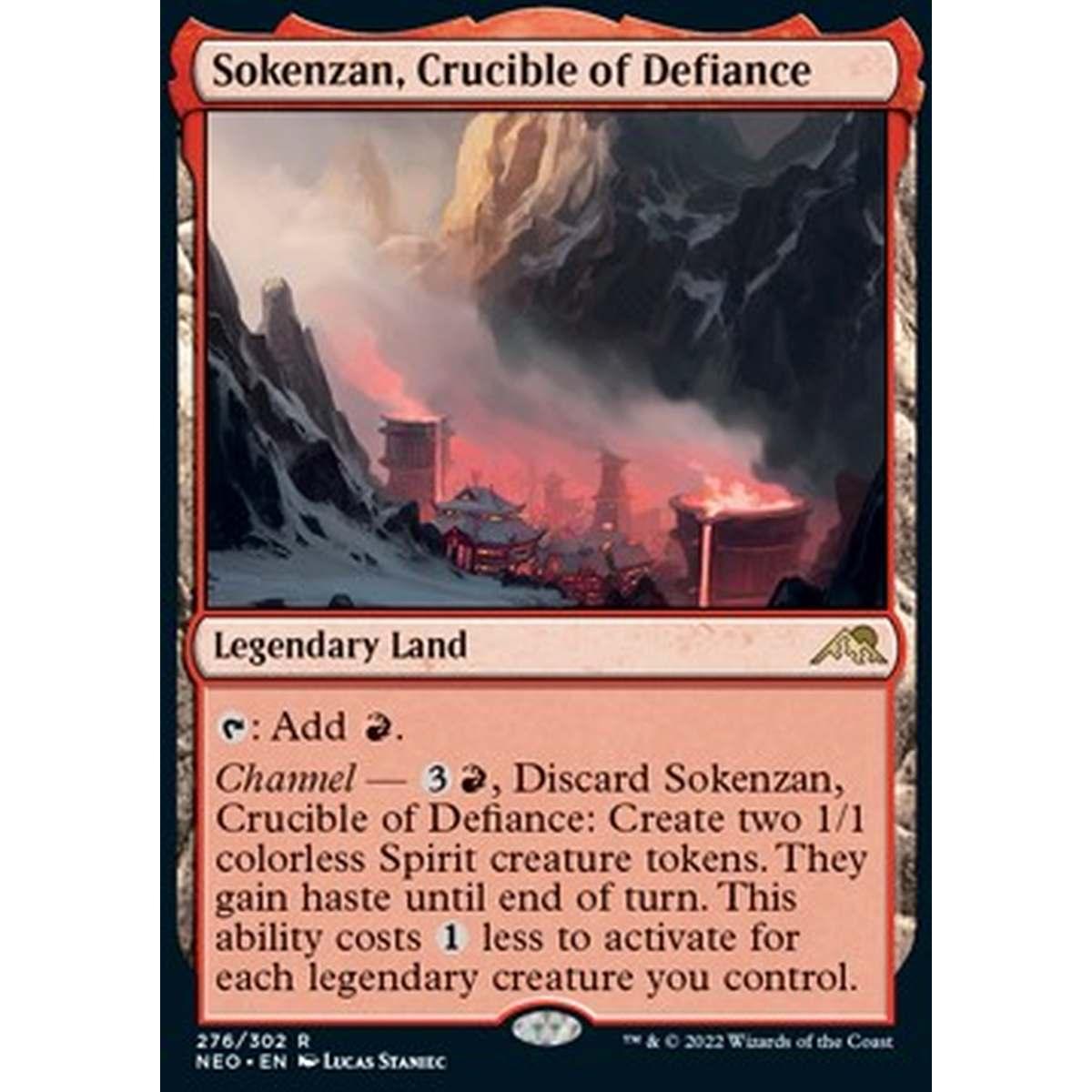 Sokenzan, Crucible of Defiance - Sokenzan, Crucible of Defiance - [NEO] [NM] [Foil]