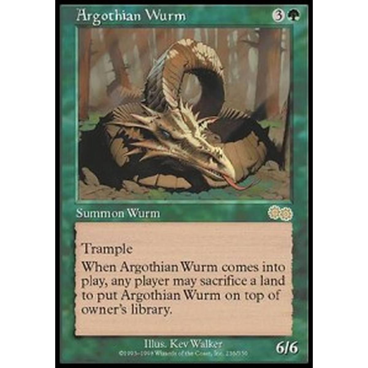 Argothian Wurm - Argothian Wurm - [USG] [EX]
