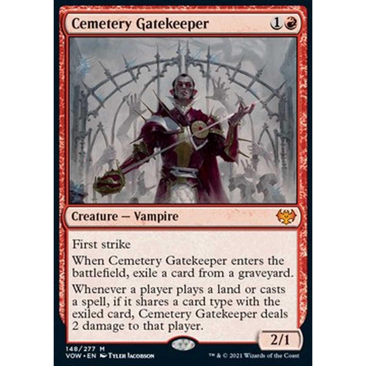 Cemetery Gatekeeper - Guardacancelli del Cimitero - [VOW] [NM]