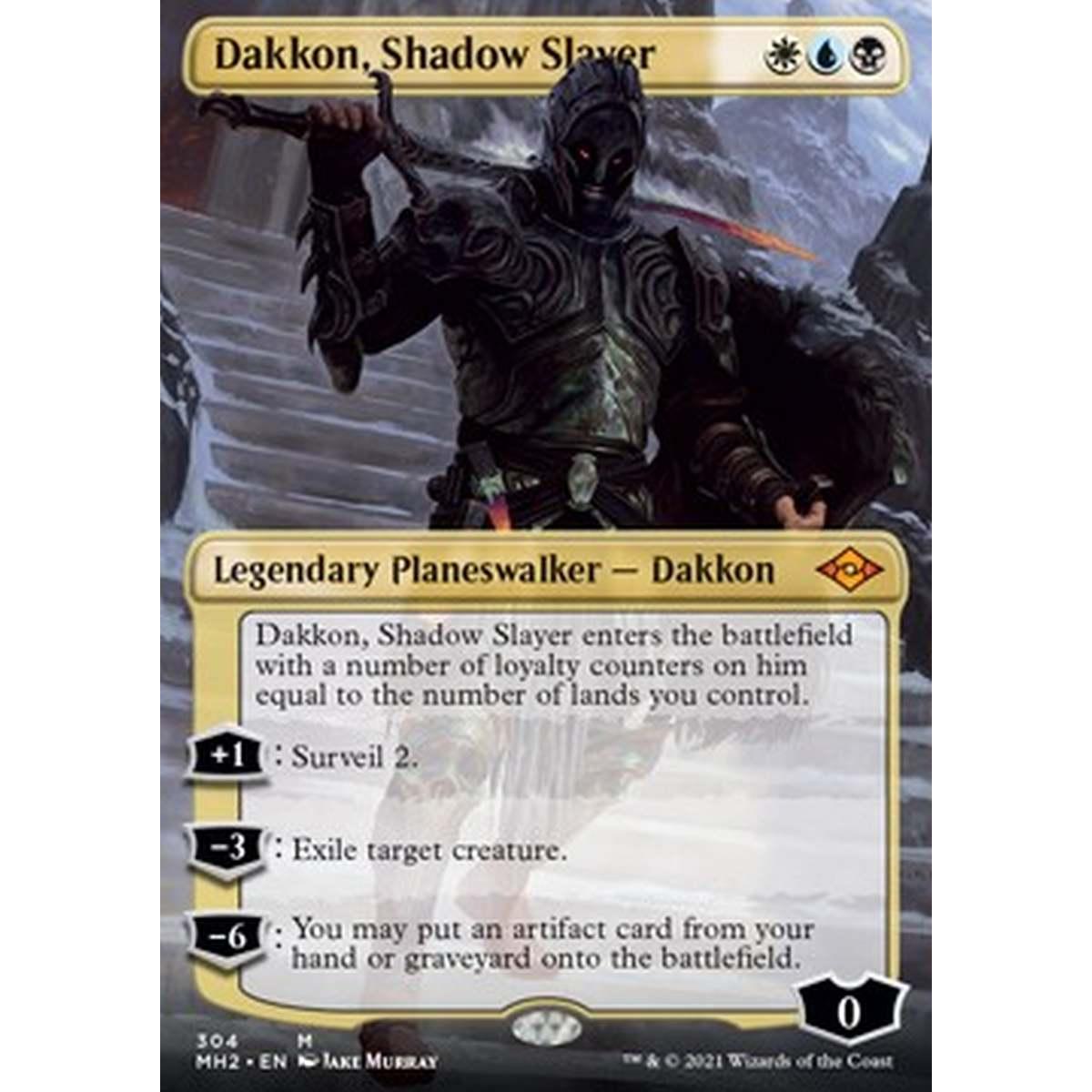 Dakkon, Shadow Slayer (V.1) - Dakkon, Shadow Slayer (V.1) - [XMH2] [NM] [Foil]