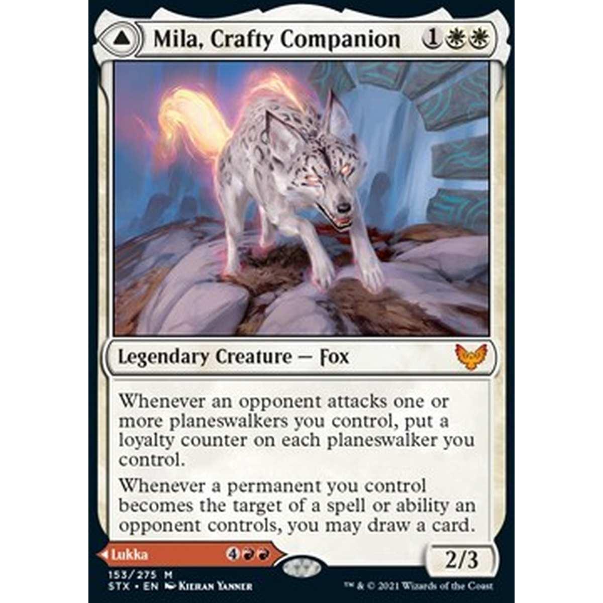 Mila, Crafty Companion // Lukka, Wayward Bonder - Mila, Crafty Companion // Lukka, Wayward Bonder - [STX] [NM]