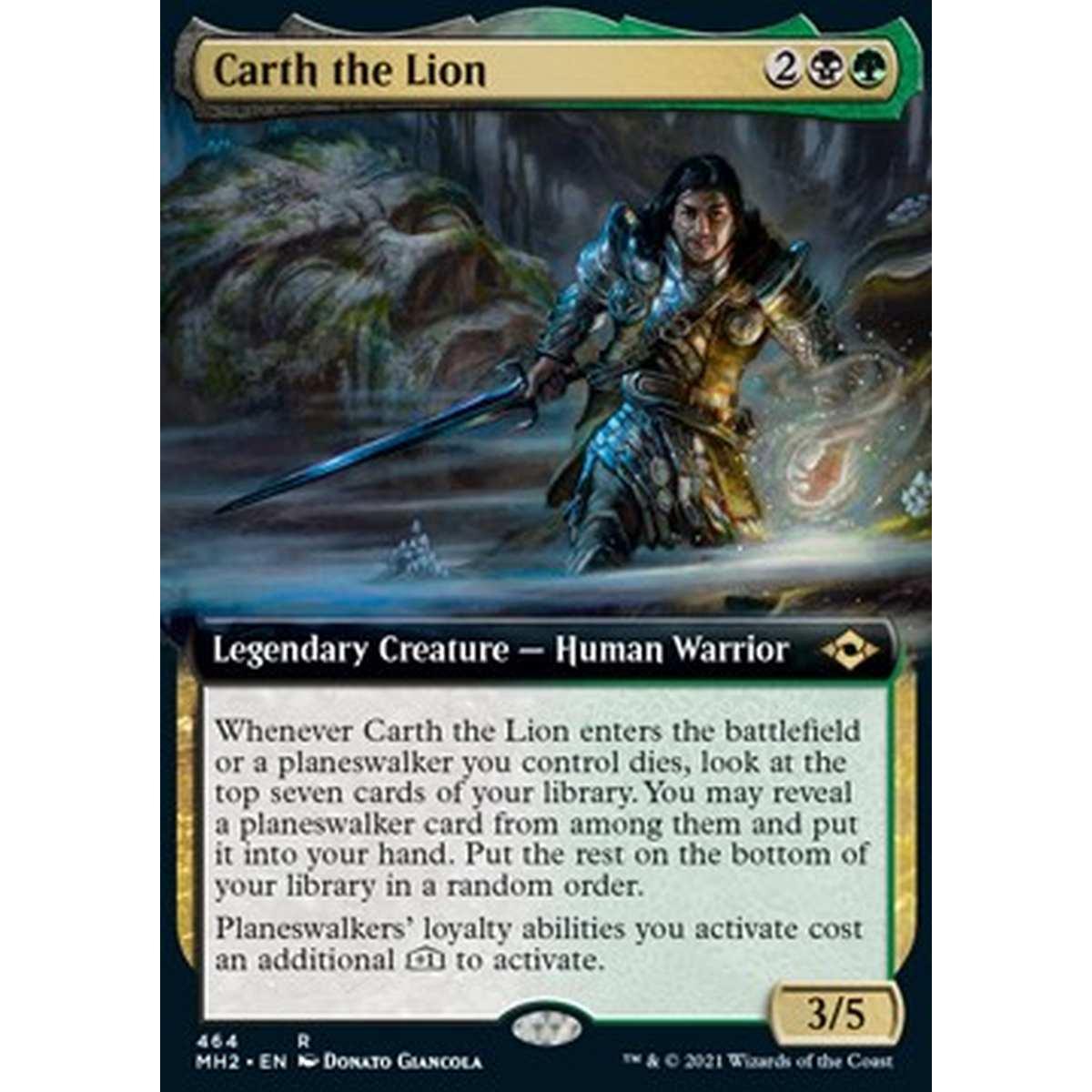 Carth the Lion (V.3) - Carth the Lion (V.3) - [XMH2] [NM] [Foil]