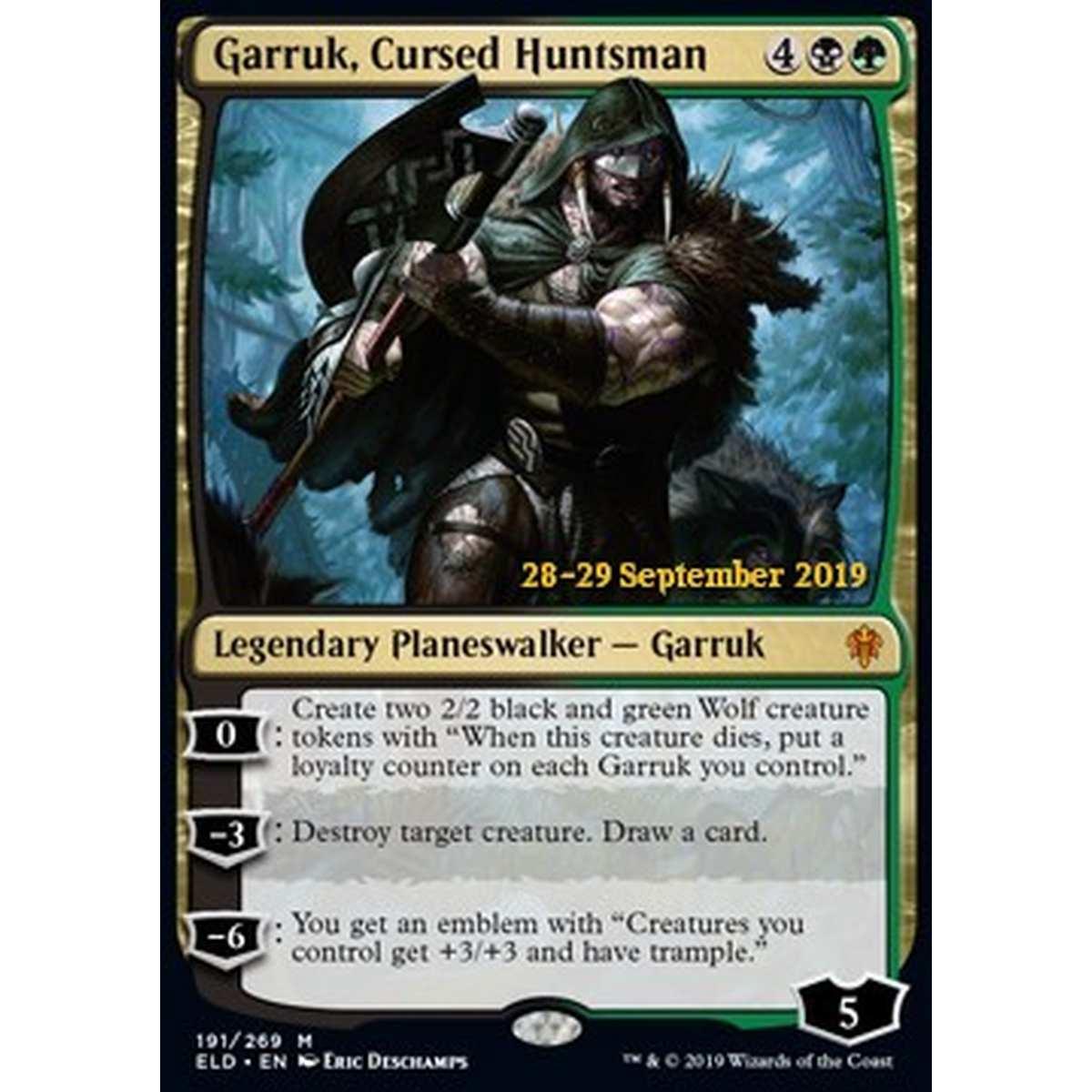 Garruk, Cursed Huntsman (V.1) - Garruk, Cacciatore Maledetto (V.1) - [PELD] [NM] [Foil]