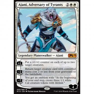 Ajani, Adversary of Tyrants - Ajani, Adversary of Tyrants - [M19] [EX]