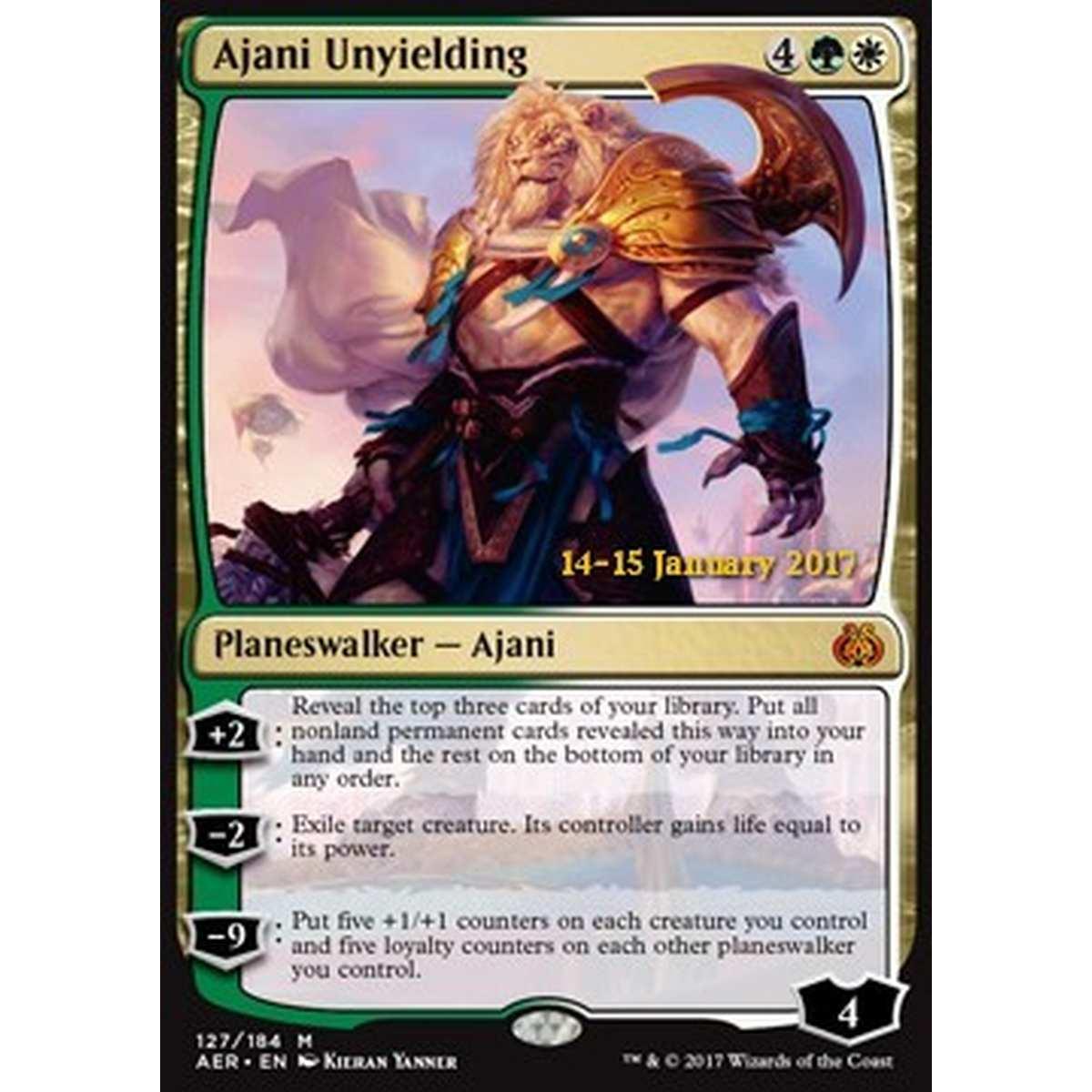Ajani Unyielding - Ajani l'Inflessibile - [PAER] [NM] [Foil]