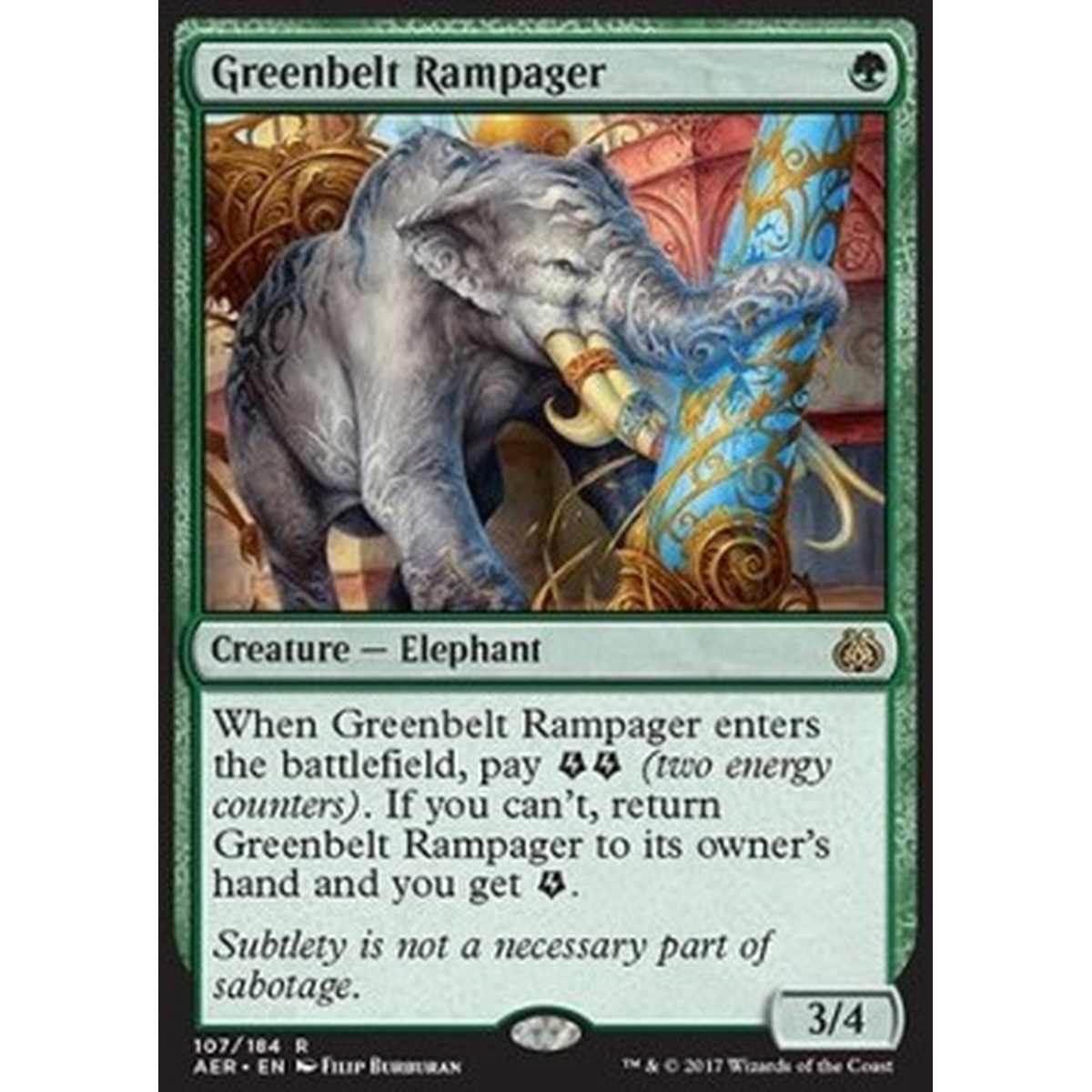 Greenbelt Rampager - Furioso della Cintura Verde - [AER] [NM] [Foil]