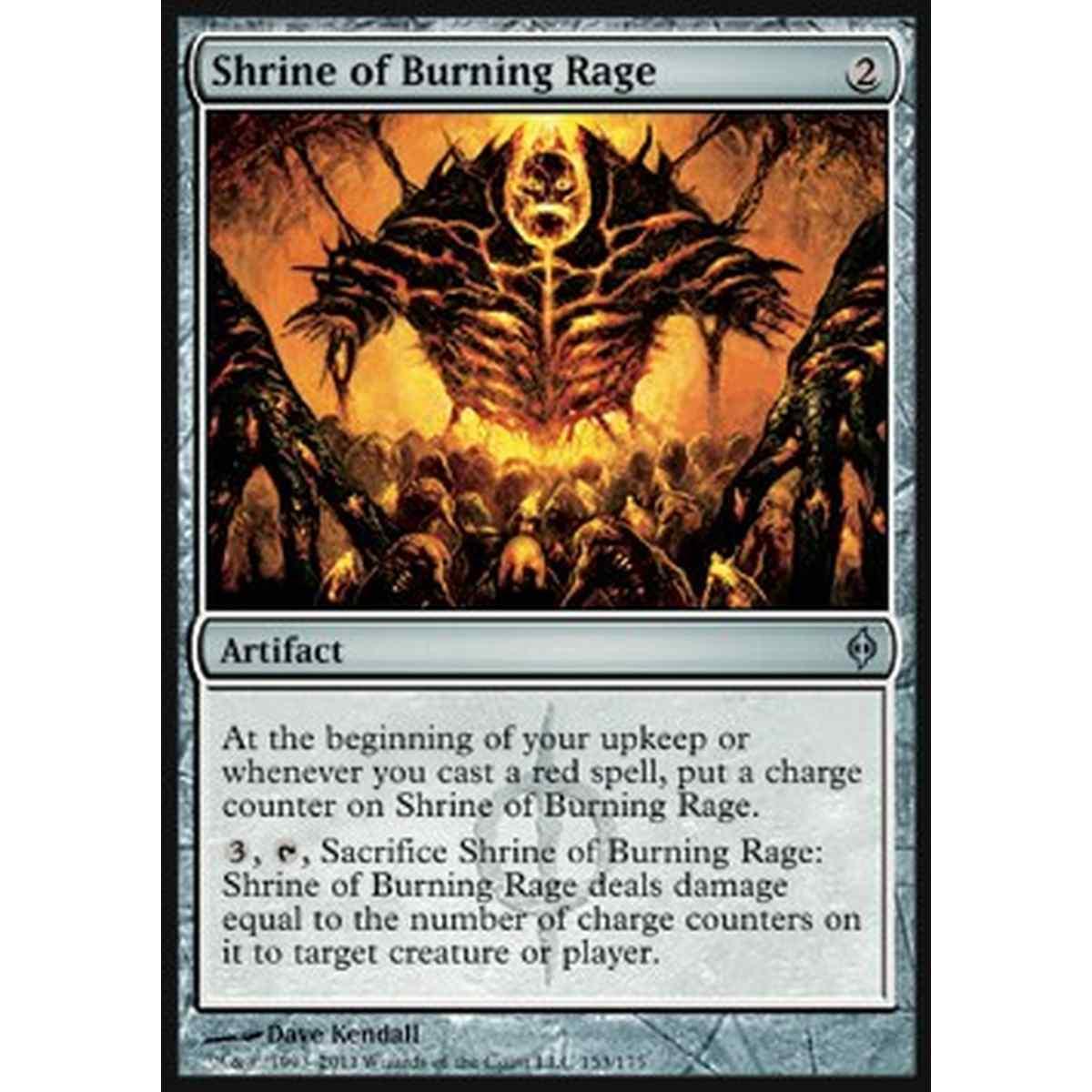 Shrine of Burning Rage - Santuario della Rabbia Ardente - [NPH] [NM] [Foil]