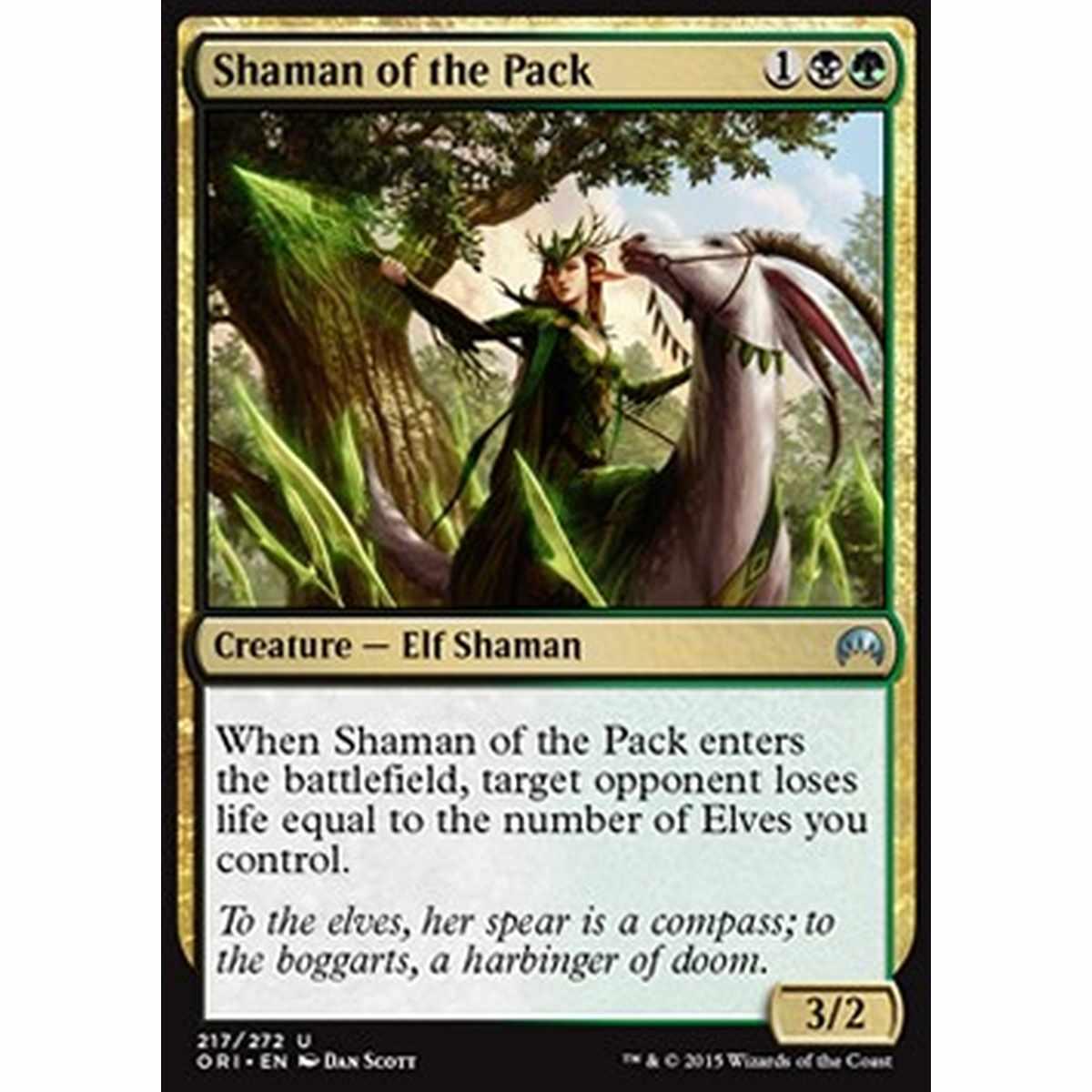 Shaman of the Pack - Sciamana della Banda - [ORI] [NM] [Foil]