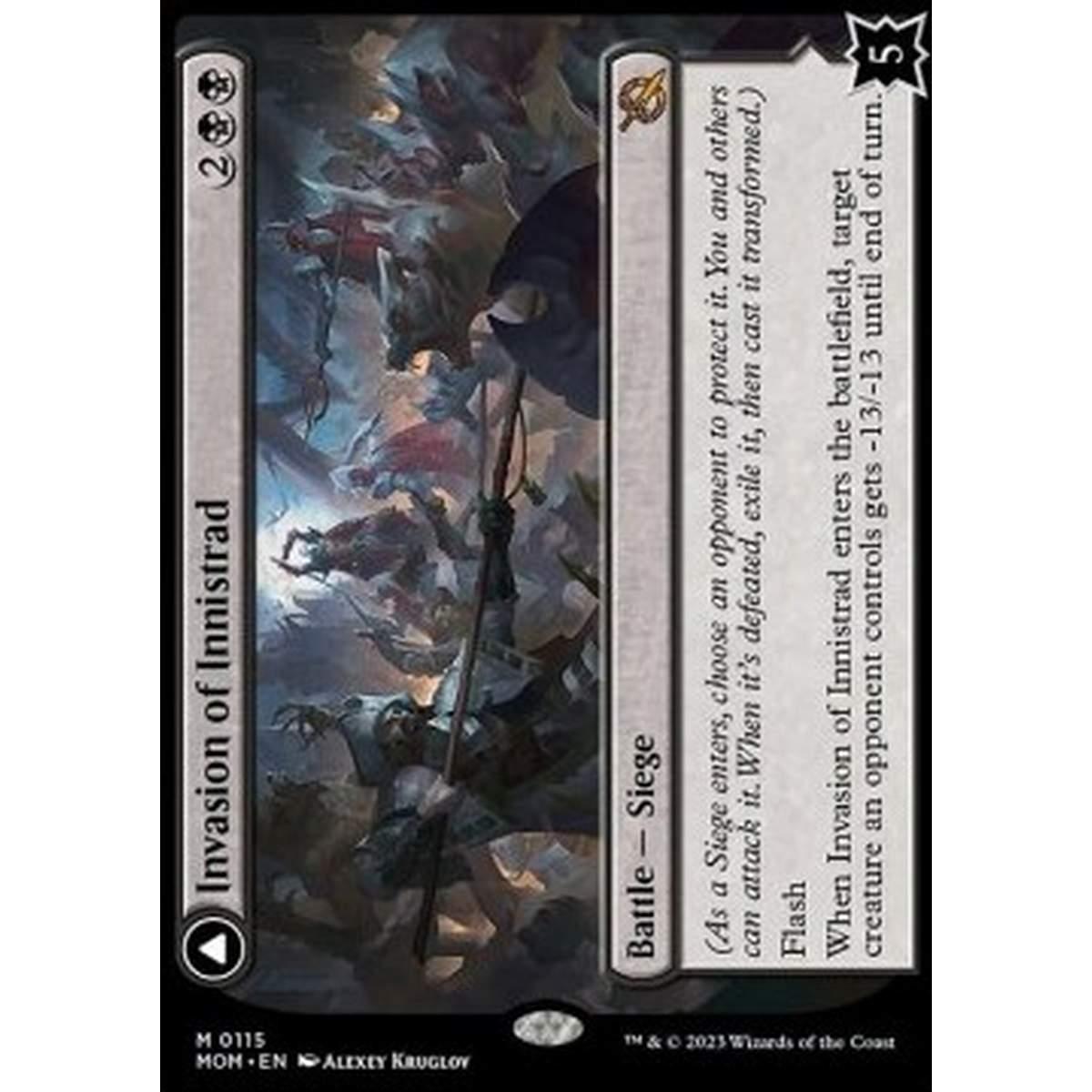 Invasion of Innistrad // Deluge of the Dead - Invasion of Innistrad // Deluge of the Dead - [MOM] [NM] [Foil]