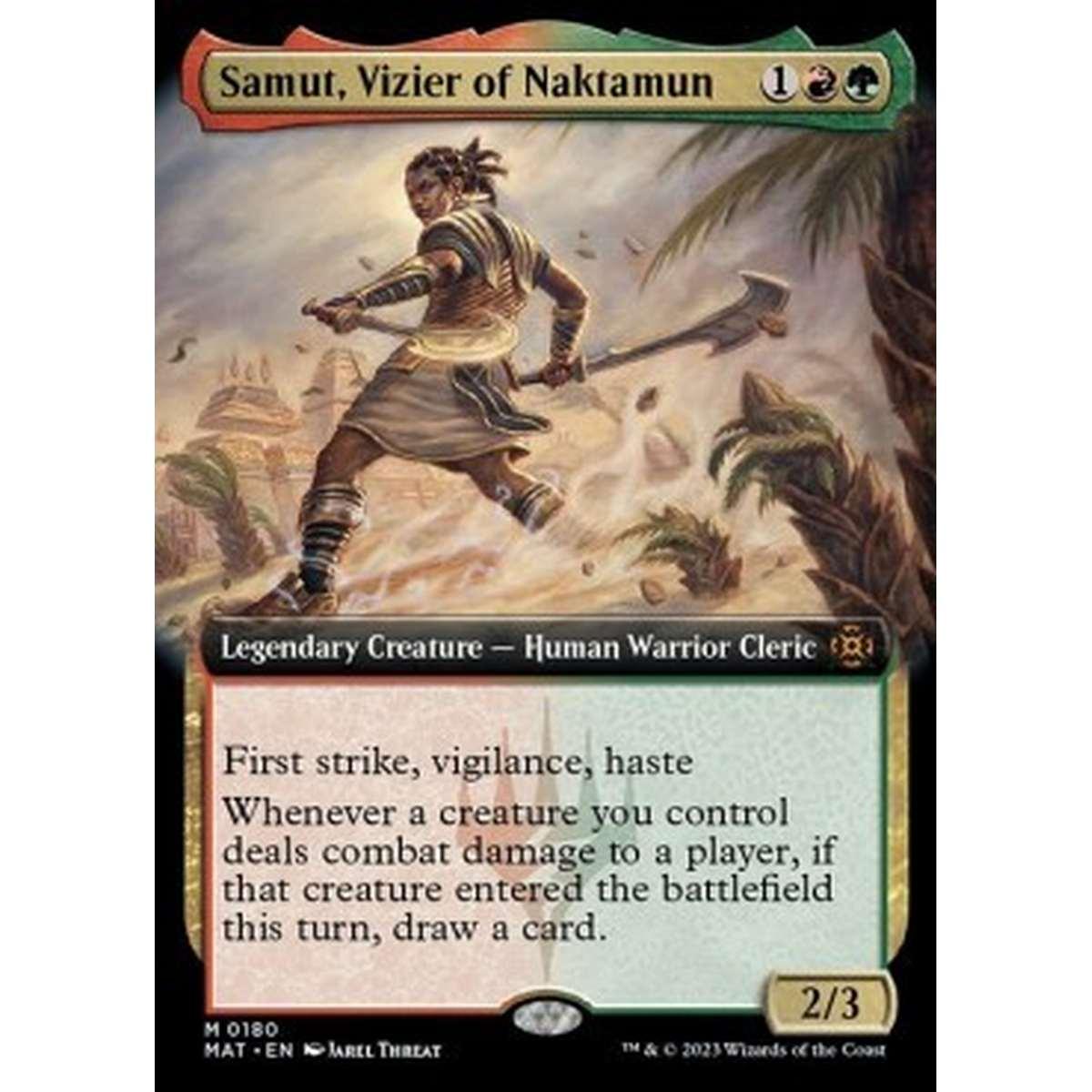 Samut, Vizier of Naktamun (V.3) - Samut, Vizier of Naktamun (V.3) - [XMAT] [NM]