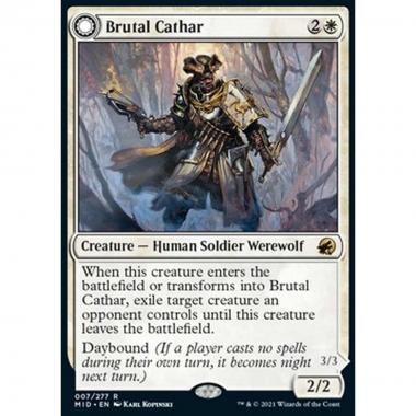 Brutal Cathar // Moonrage Brute - Brutal Cathar // Moonrage Brute - [MID] [NM]