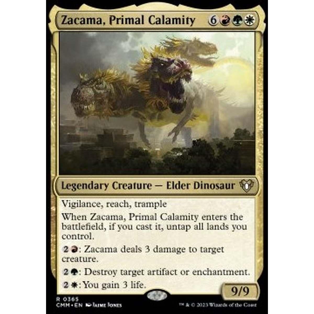Zacama, Primal Calamity - Zacama, Primal Calamity - [CMM] [NM] [Foil]