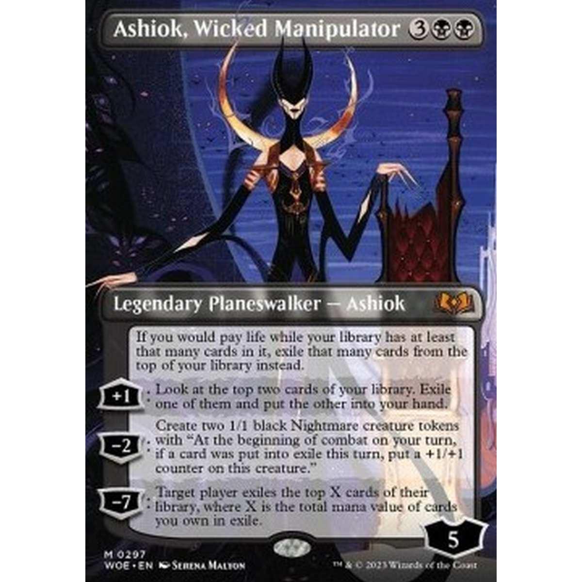 Ashiok, Wicked Manipulator - Ashiok, Wicked Manipulator - [XWOE] [NM] [Foil]
