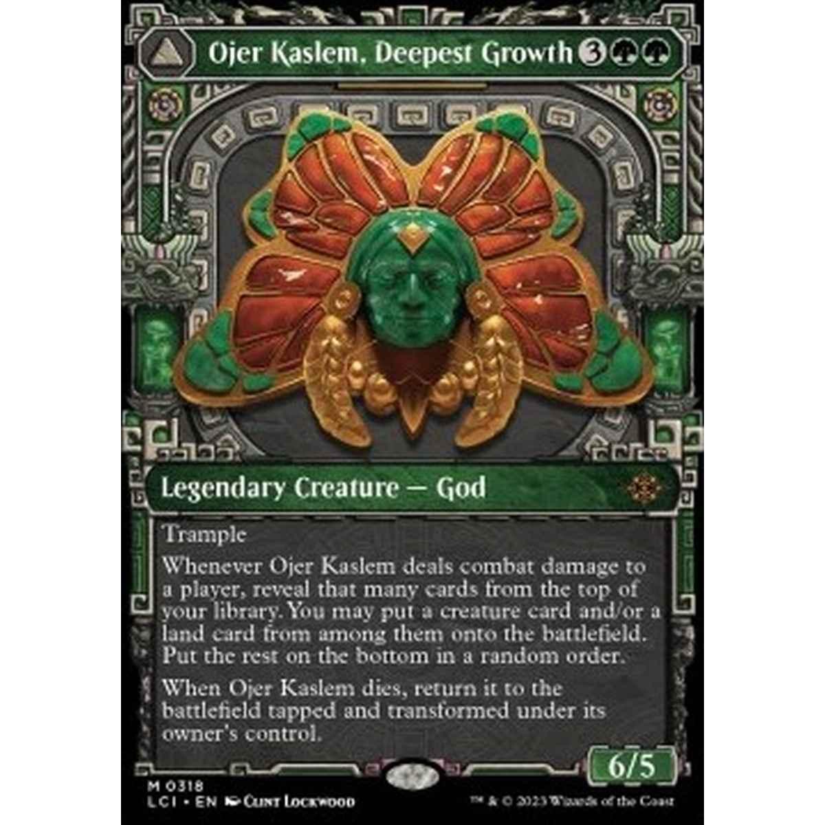 Ojer Kaslem, Deepest Growth // Temple of Cultivation - Ojer Kaslem, Deepest Growth // Temple of Cultivation - [XLCI] [NM] [Foil]