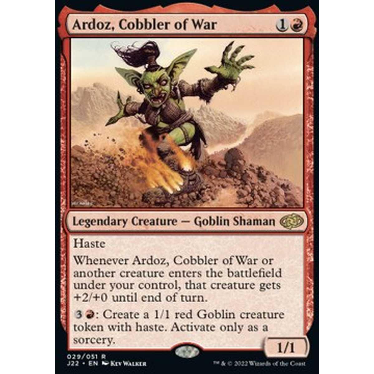 Ardoz, Cobbler of War - Ardoz, Cobbler of War - [J22] [NM]