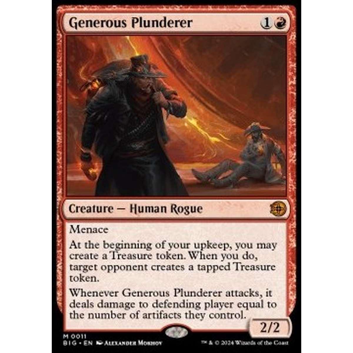 Generous Plunderer (V.1) - Generous Plunderer (V.1) - [BIG] [NM]
