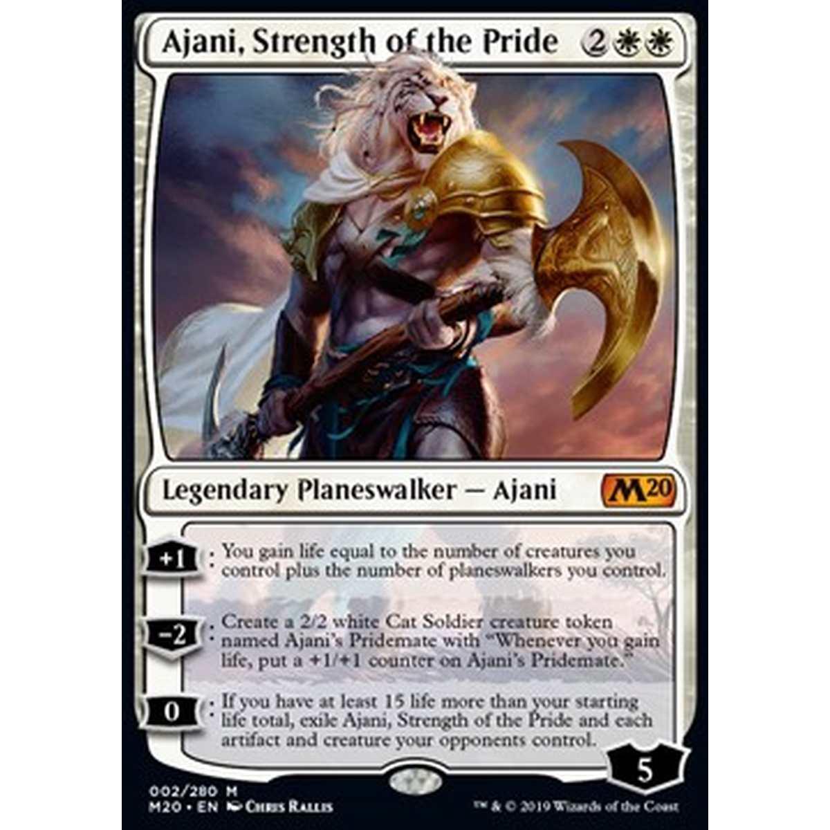 Ajani, Strength of the Pride - Ajani, Strength of the Pride - [M20] [NM]