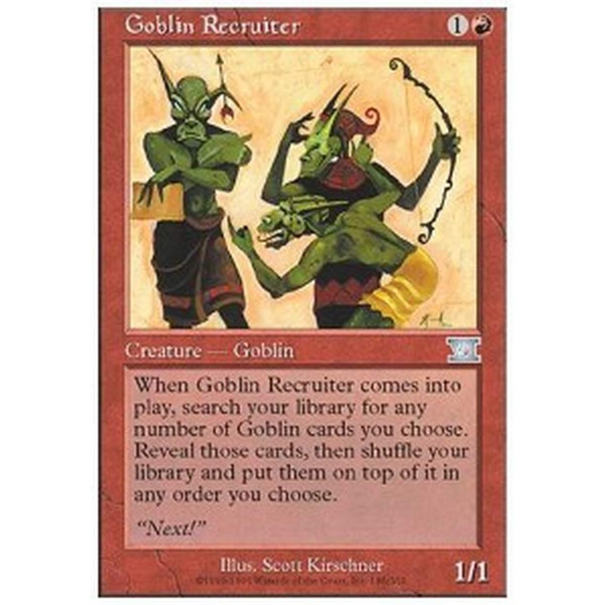 Goblin Recruiter - Goblin Recruiter - [6ED] [EX]