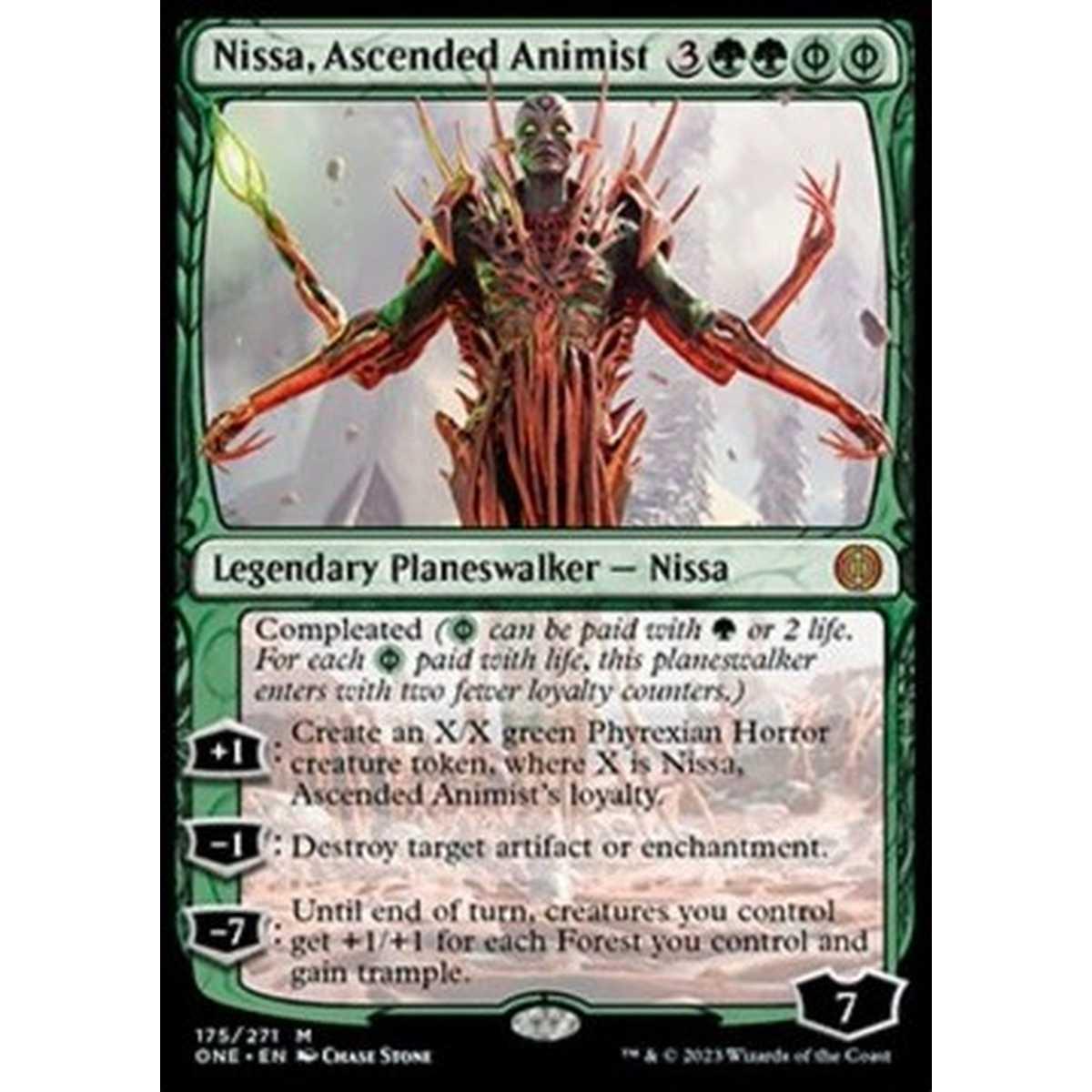 Nissa, Ascended Animist - Nissa, Ascended Animist - [ONE] [NM] [Foil]