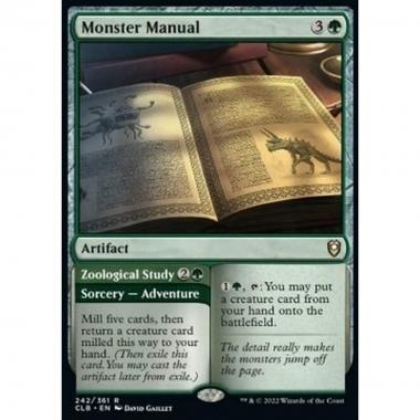 Monster Manual // Zoological Study - Monster Manual // Zoological Study - [CLB] [NM]