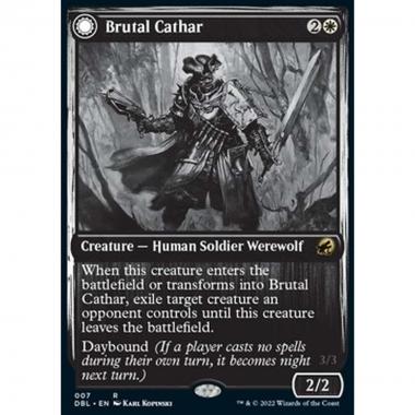 Brutal Cathar // Moonrage Brute - Brutal Cathar // Moonrage Brute - [DBL] [NM]