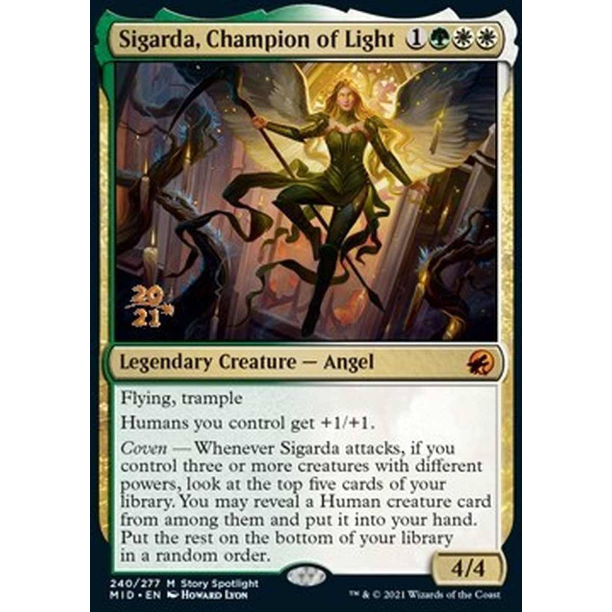 Sigarda, Champion of Light (V.1) - Sigarda, Campionessa della Luce (V.1) - [PMID] [NM] [Foil]