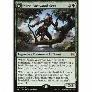 Nissa, Vastwood Seer // Nissa, Sage Animist - Nissa, Veggente di Boscovasto // Nissa, Saggia Animista - [ORI] [EX]