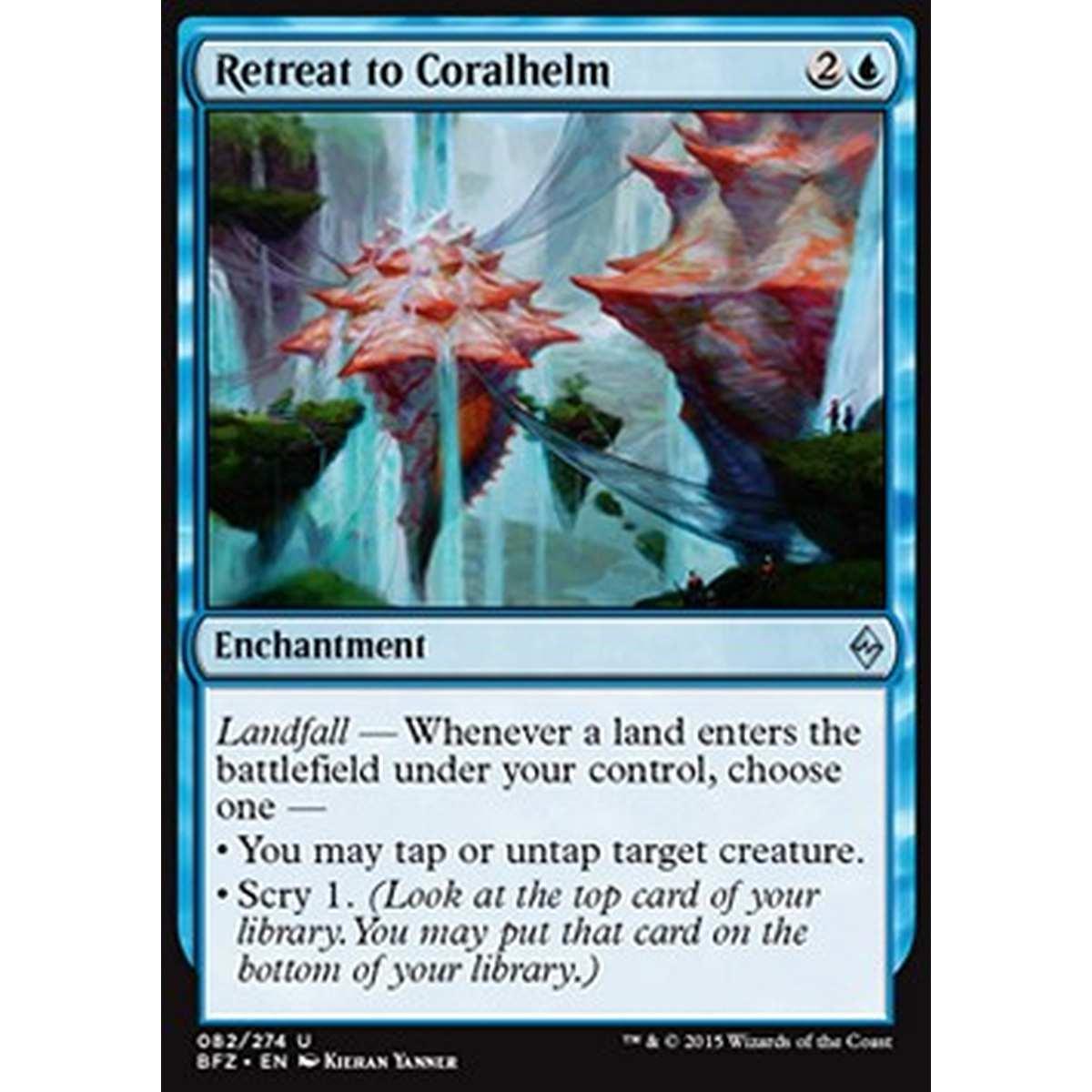 Retreat to Coralhelm - Ritirata verso Elmo Corallino - [BFZ] [NM] [Foil]