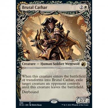 Brutal Cathar // Moonrage Brute - Cataro Brutale // Bruto della Guardia Lunare - [XMID] [NM]