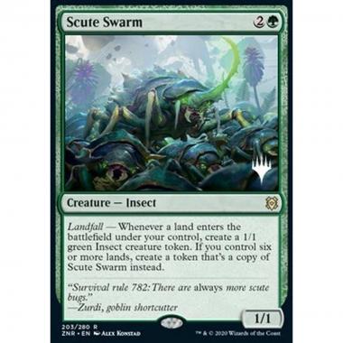Scute Swarm (V.1) - Sciame di Scudati (V.1) - [PZNR] [NM] [Foil]