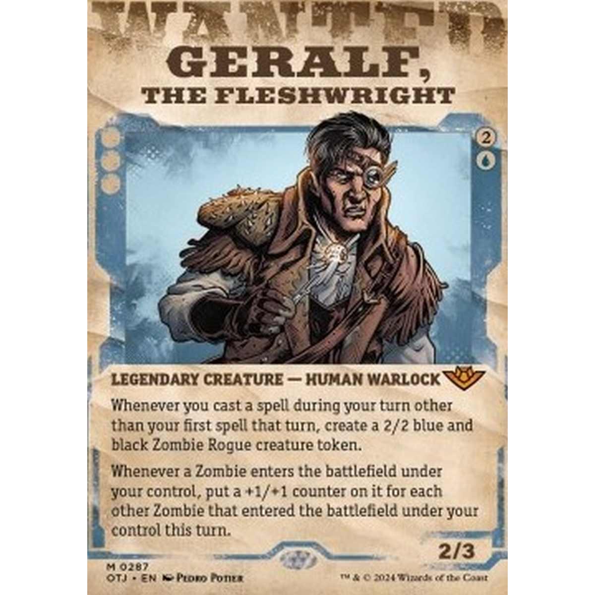 Geralf, the Fleshwright - Geralf, the Fleshwright - [XOTJ] [NM]