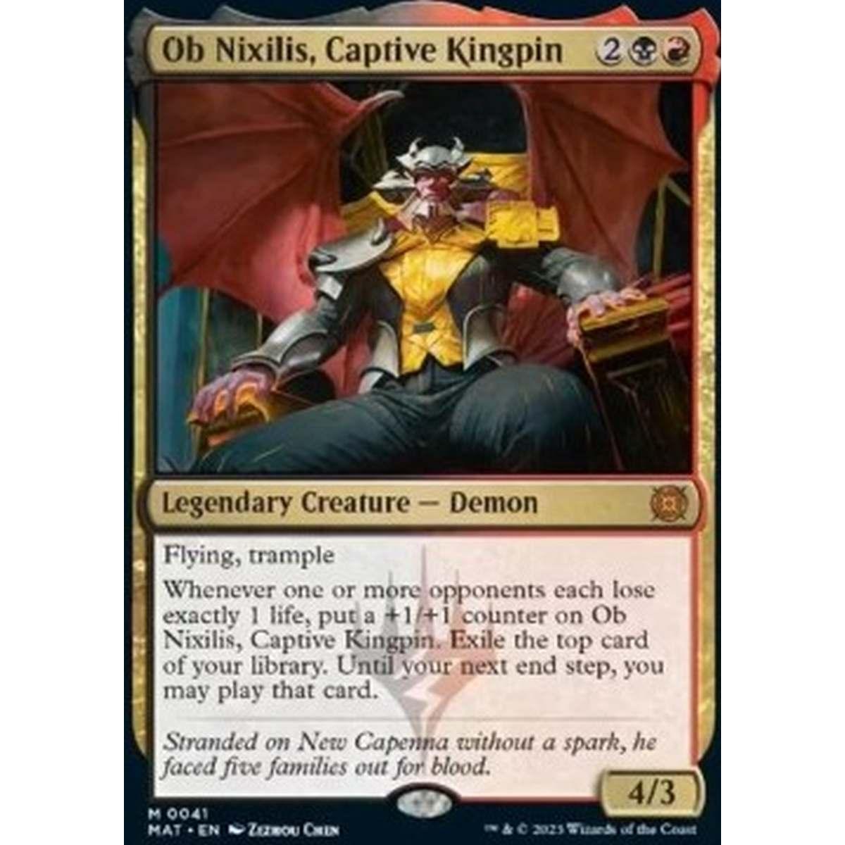 Ob Nixilis, Captive Kingpin - Ob Nixilis, Captive Kingpin - [MAT] [NM] [Foil]