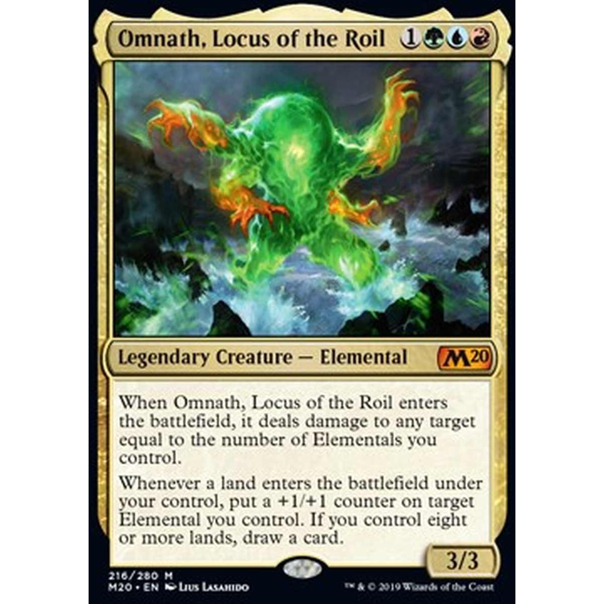 Omnath, Locus of the Roil - Omnath, Locus of the Roil - [M20] [NM]